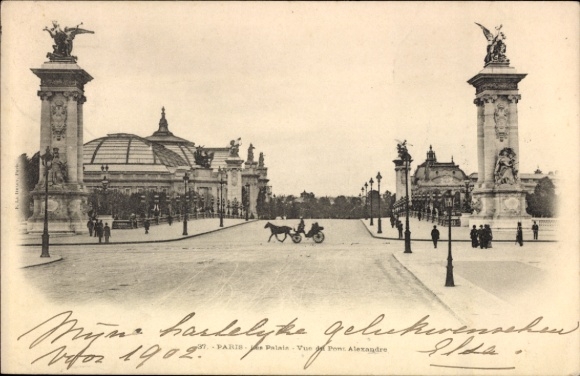 Ak Paris VII, Pont Alexandre III