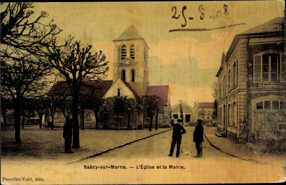 KP Saacy sur Marne Seine et Marne, Église et Mairie