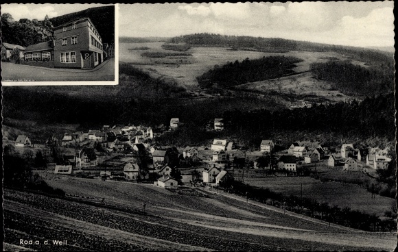 Ak Rod op de Weil Rod im Taunus, Panorama, Gasthaus zum Weiltal