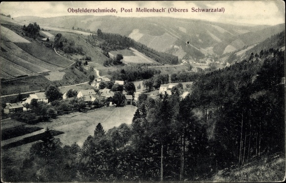 KP Obstfelderschmiede Mellenbach Glasbach w Turyngii, panorama