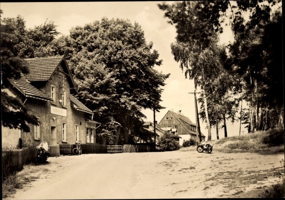 Ansichtkaart Zwochau Röcknitz Thallwitz in Saksen, Waldschänke