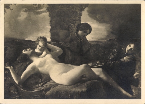 Artist Postcard Schuster Woldan, Raffael, Life, HDK 320, Female Nude