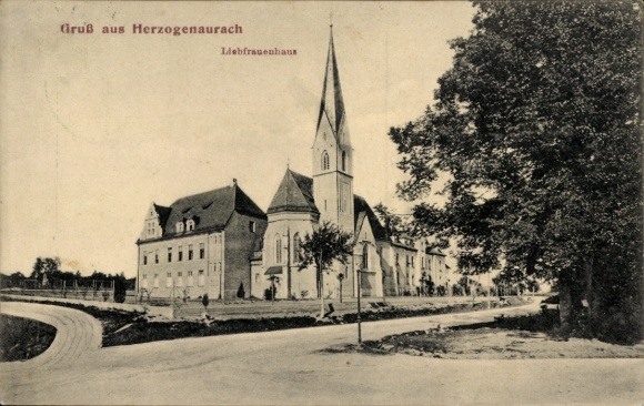 Postcard Herzogenaurach in Middle Franconia, Liebfrauenhaus