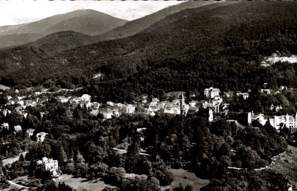 Ak Badenweiler im Schwarzwald, Fliegeraufnahme
