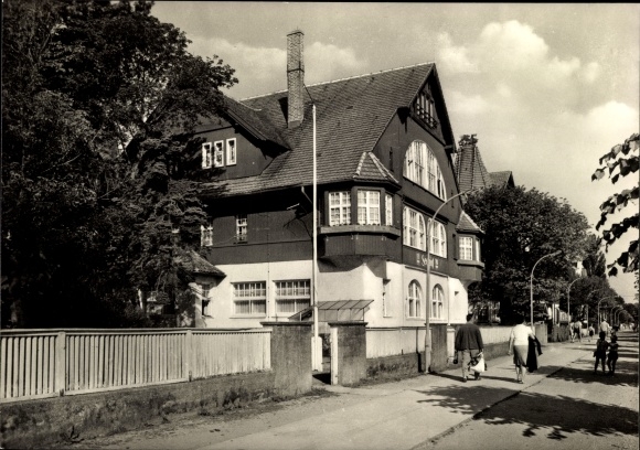 Postcard Ostseebad Bansin Heringsdorf on Usedom, FDGB recreation home Seehof