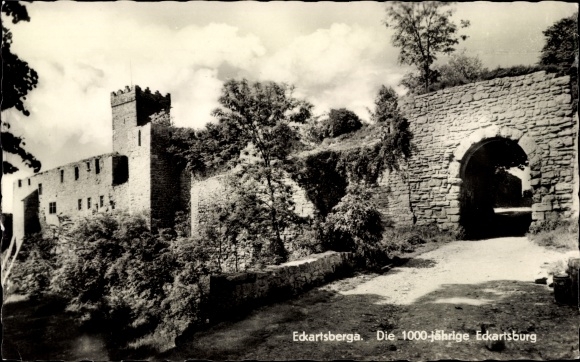 Ak Eckartsberga Burgenlandkreis, Die 1000-jährige Eckartsburg