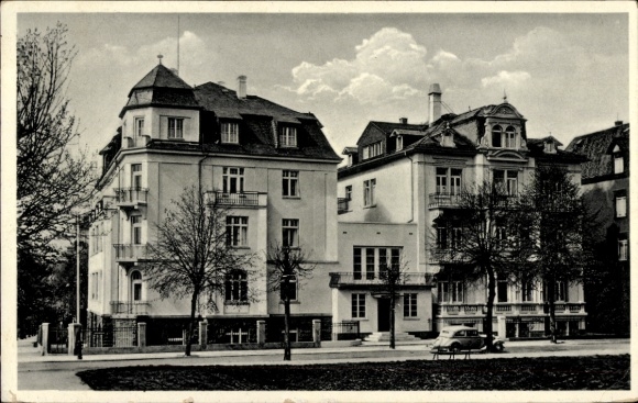 Postcard Bad Nauheim in Hesse, health resort