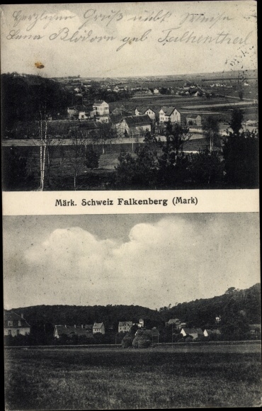 Ak Falkenberg in der Mark, Totalansicht
