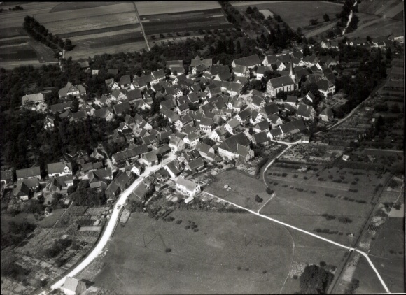 Photo Bretzfeld in Württemberg, aerial photograph
