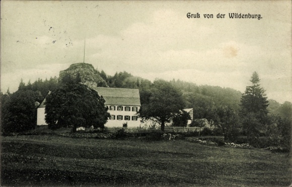 Postcard Kempfeld in the Hunsrück, Wildenburg