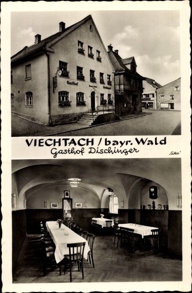 PC Viechtach in the Bavarian Forest of Lower Bavaria, Gasthof Dischinger, interior view