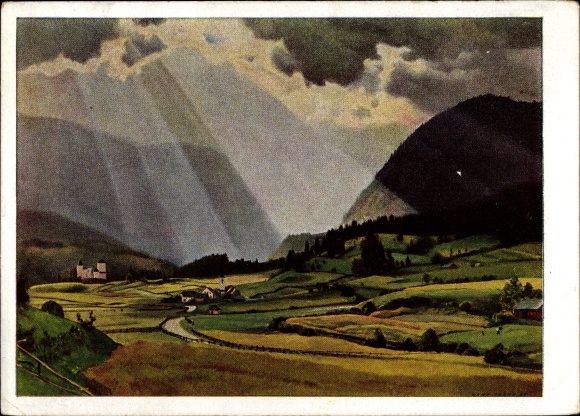 Artist PC Frank, Hans, rays of sunshine and clouds, HDK 256