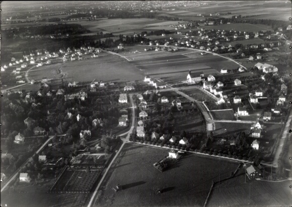 Photo Gräfelfing in Upper Bavaria, aerial photograph