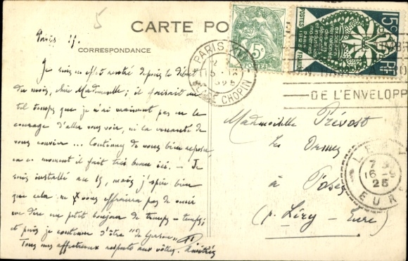Postcard Paris, International Exhibition of Decorative Arts 1925, Alsatian Oratory