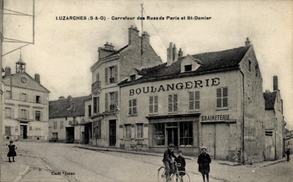 Ak Luzarches Val d’Oise, Bäckerei