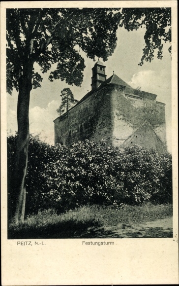 Ak Peitz in der Niederlausitz, vestingtoren