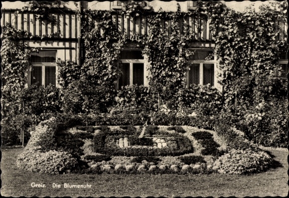 PC Greiz im Vogtland, flower clock