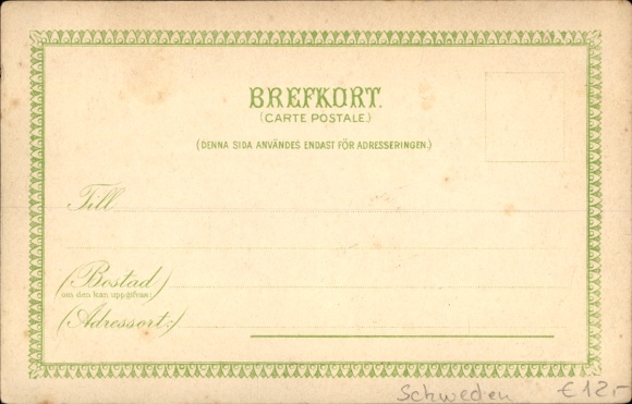 Postcard Katrineholm Sweden, Prins Gustaf Adolf med sin pluton, Arméns Fälttjänstöfningar