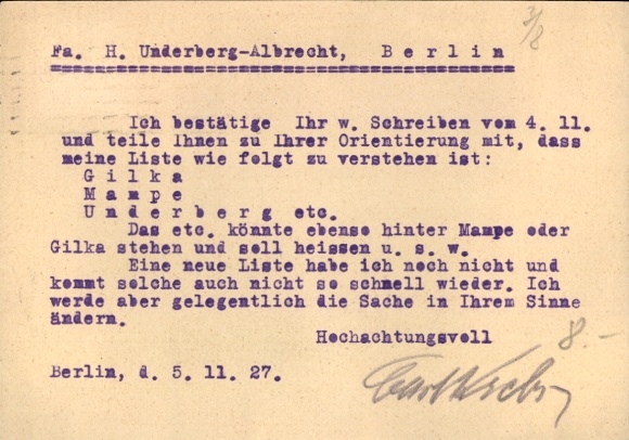 Postcard Carl Krebs, Cigar Wholesaler, Wines and Spirits, Berlin Oranienstraße 158
