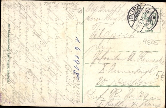 Postcard Bad Iburg in the Teutoburg Forest, Forsthaus Freudenthal