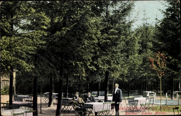 Ak Höftgrube Wingst im Kreis Cuxhaven, Waldschlösschen, Inh. Gustav Müller