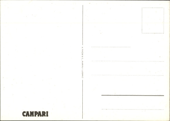 Artist PC Campari, bitter aperitif, advertising