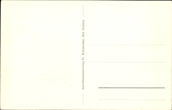 Postcard Bad Driburg in Westphalia, Westphalian Women's Aid