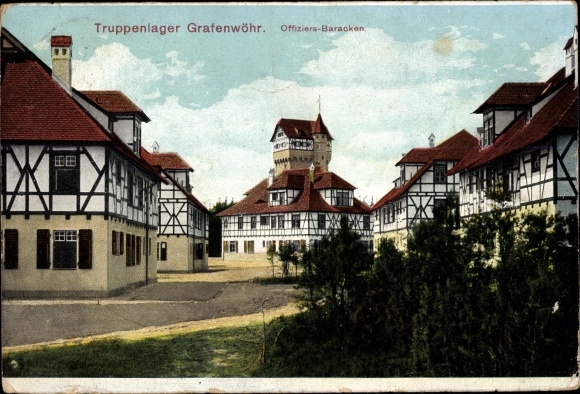 PC Grafenwöhr in the Upper Palatinate of Bavaria, military camp, officers&#39; barracks