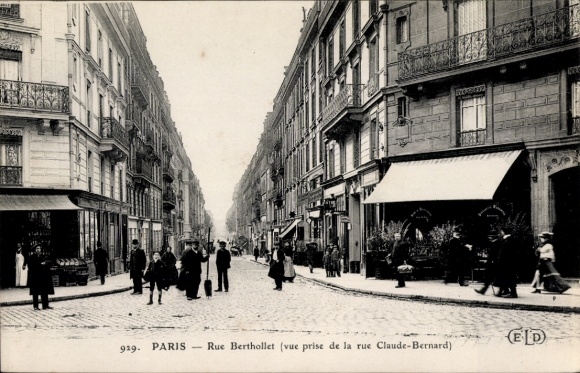 Ak Paris Panthéon, Rue Berthollet