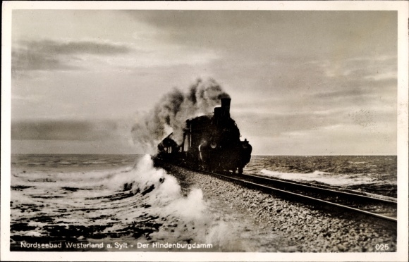 PC Westerland on Sylt, Hindenburgdamm, railway