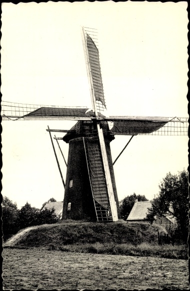 Postcard Westmalle Malle Flanders Antwerp, Windmill, Stenen Molen