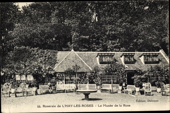 Ak L’Haÿ-les-Roses Val de Marne, Roseraie, La Musee de la Rose
