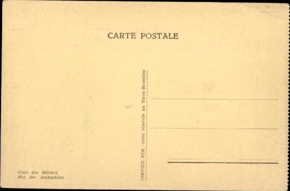 KP Bruksela, Wystawa Światowa, Wystawa 1935, Stara Bruksela, sklep z porcelaną