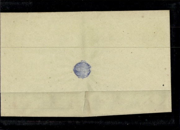 Michel nr. 8 "Carlstad 1864", complete gevouwen brief