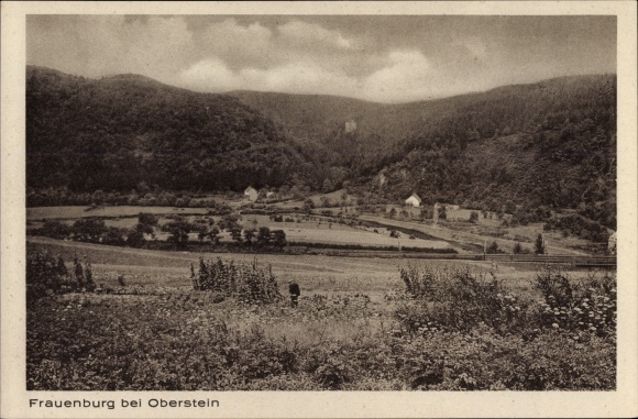 Postcard Sonnenberg Winnenberg, Frauenburg, Karl Blum, action