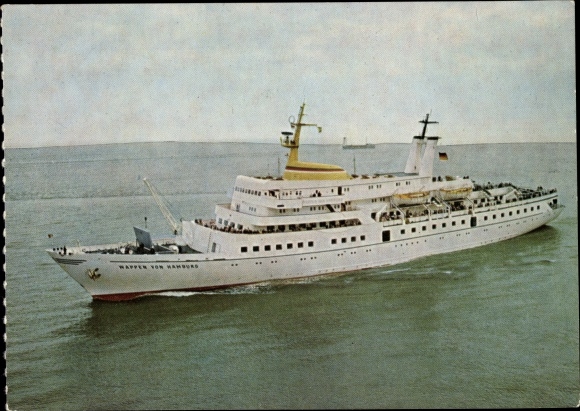 Ak scheepswapen van Hamburg, HADAG-Seetouristik