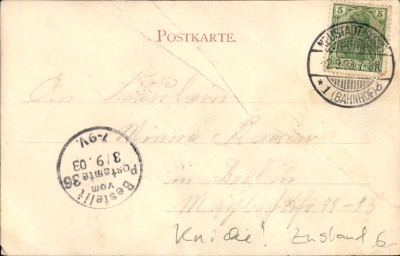 Ak Dreetz in der Mark, Schützengilde, Schützenhaus