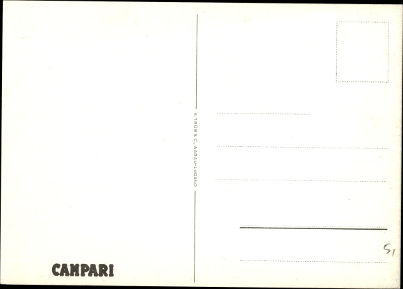 Artist PC Campari, bitter aperitif, advertising