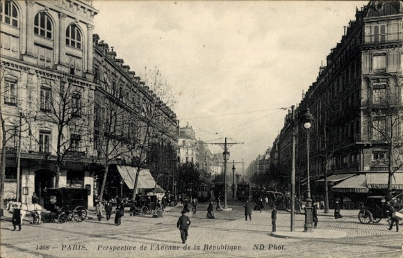Ak Paris XI, Avenue de la République