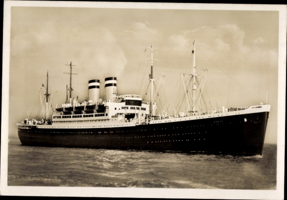 Picture of the fast steamer Hansa, HAPAG, photographer Hans Hartz