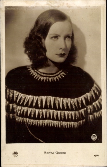 Ak Schauspielerin Greta Garbo, Portrait, Ross Verlag 4696/3