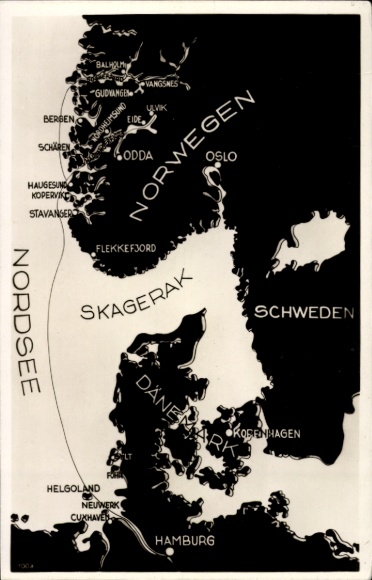 Mapy KP Travel trasa w Hardanger i Sognefjord w Norwegii, Szwecji, Danii