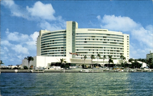 Ak Miami Beach Florida VS, onvergelijkbaar Fontainebleau