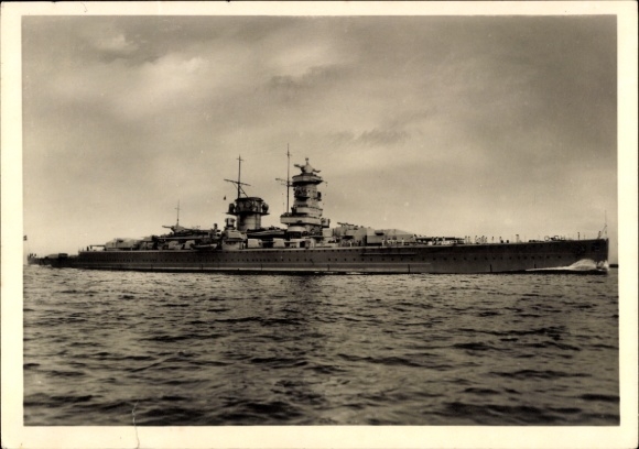Ak Deutsches Kriegsschiff, Admiral Graf Spee, Panzerschiff, Kriegsmarine
