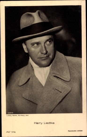 Postcard Actor Harry Liedtke, portrait