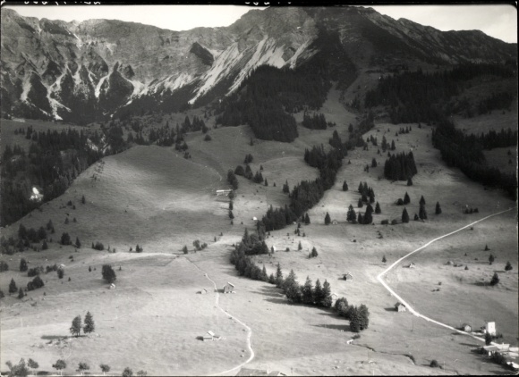 Photo Oberjoch Bad Hindelang in the Oberallgäu, aerial photograph