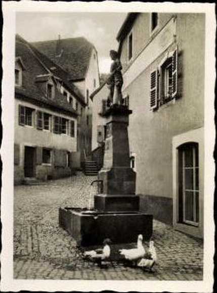 10 old photos of Blieskastel in Saarland, in the appropriate booklet, various views