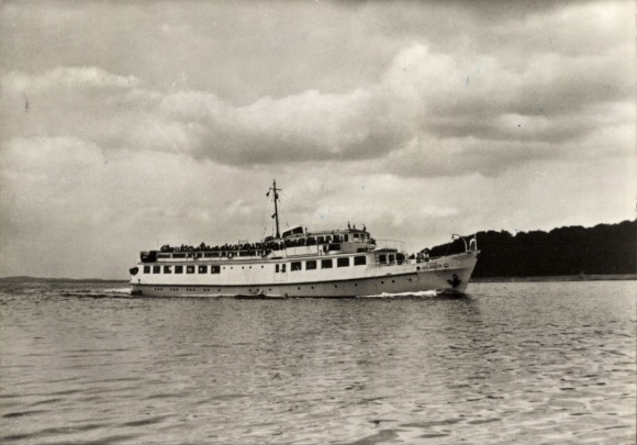 Ak White Fleet Stralsund, passagiersschip MS Seebad Ahlbeck