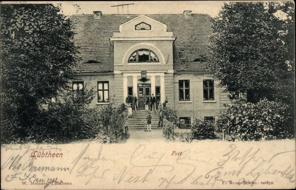 Postcard Lübtheen in Mecklenburg, Post