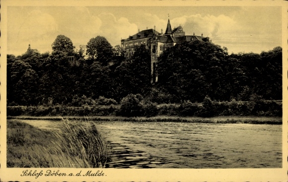 Ak Döben Grimma in Sachsen, Schloss